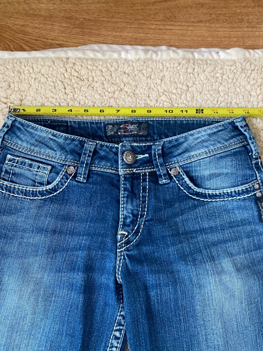 Silver Suki Jeans Women's Dark Blue Boot Cut Denim